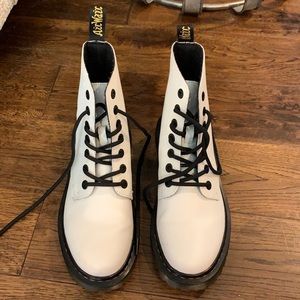 Women’s Size 7 white dr. Martens